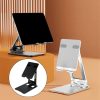 iTop K28 Foldable Tablet and Phone Stand - Adjustable Height & Angle with Dual Rod Support | Metal Base & Anti-Slip Design (Wholesale Only)