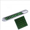 iTop Hidden Car Temporary Parking Number Plate - Night Glow Version | Durable Aluminum Alloy (Wholesale Only)