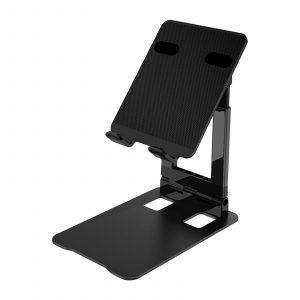 iTop K28 Foldable Tablet and Phone Stand - Adjustable Height & Angle with Dual Rod Support | Metal Base & Anti-Slip Design (Wholesale Only)